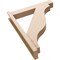Ekena Millwork 6-in W x 32-in D x 40-in H Funston Block Rough Cedar Woodgrain TimberThane Outlooker, Primed Tan OUTUR060X32X40FST44RCPR - alternate 6